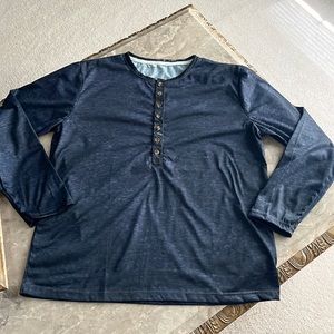 New Blue henley